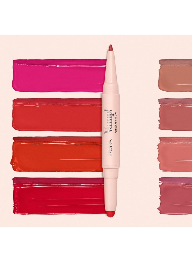 بوبا ميلانو فامب! ثنائي كريمي، 004 وردي فاتح، قطعة واحدة - أحمر شفاه وقلم شفاه 2 في 1 - يدوم طويلاً - خفيف الوزن - لا ينتقل - ملمس ناعم - شديد التصبغ - Image 5