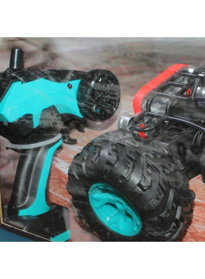 Crazon Angel Monster Truck 2.4GHz Stunt RC Car – Turquoise - Image 3
