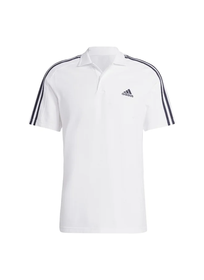 اديداس adidas M 3S Pq Ps White Training Polo Shirts 2XS