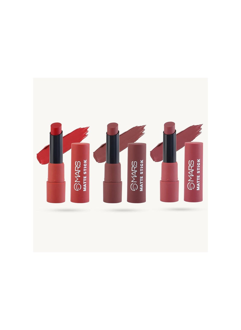 Mars - Mars Matte Lipstick Box Set of three - Image 1