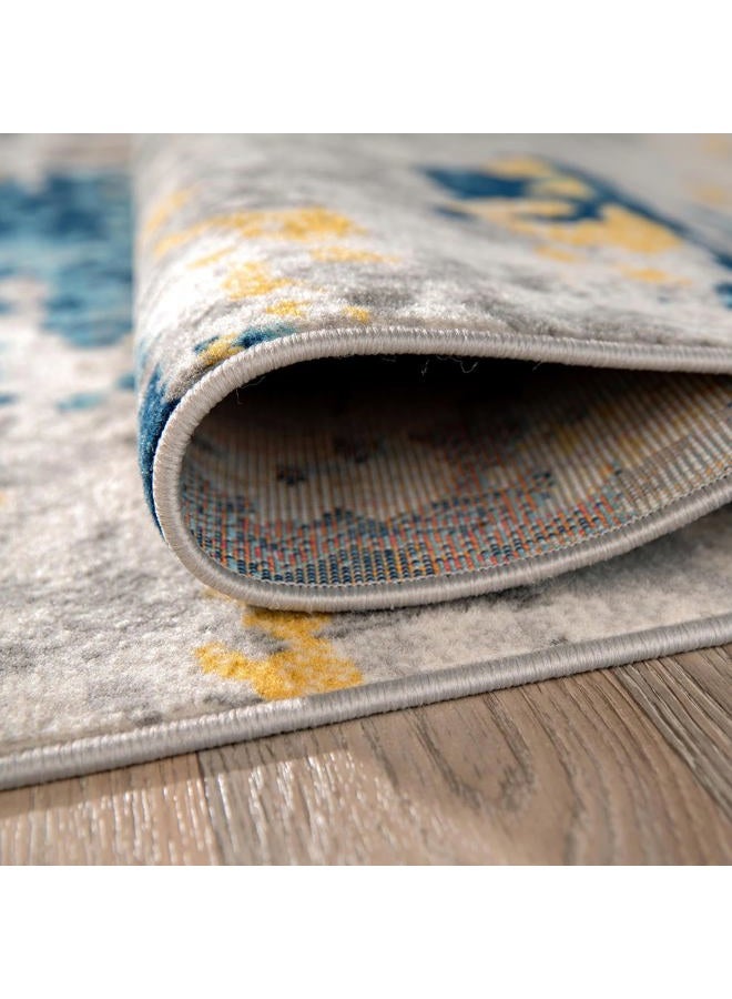 Rugshop Transitional Abstract Area Rug, 5' x 7', Cream - Image 4