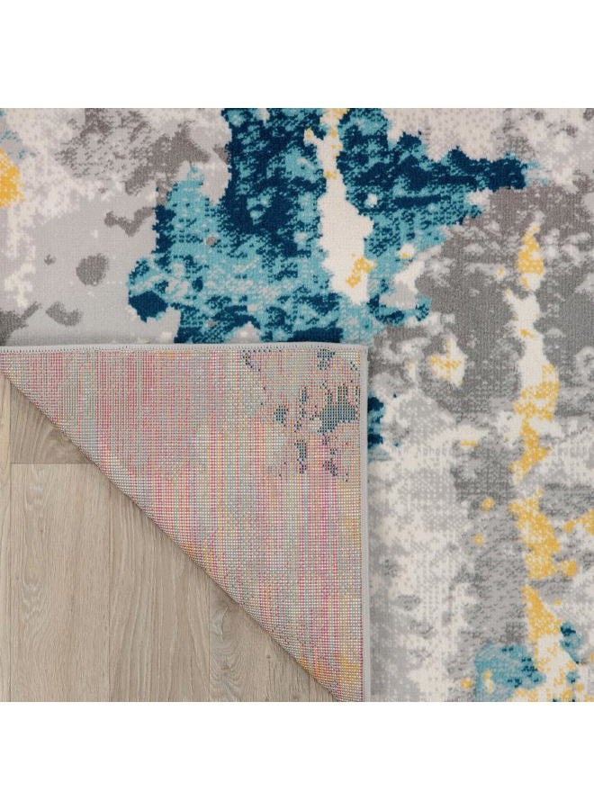 Rugshop Transitional Abstract Area Rug, 5' x 7', Cream - Image 5