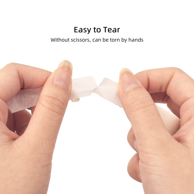 5 Rolls Breathable Adhesive Tape for Eyelash Grafting Easy Tearing Non-Woven Fabric for Eyelash Extension 1.2cm Wide 4.3 Meters Long - Image 5