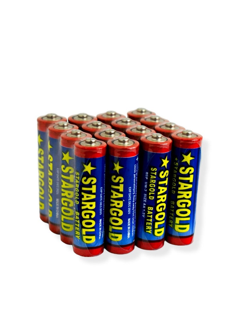 Stargold - Battery pack size MU-4 AAA, quantity of 16 pieces (suitable for remote receiver) - Image 1