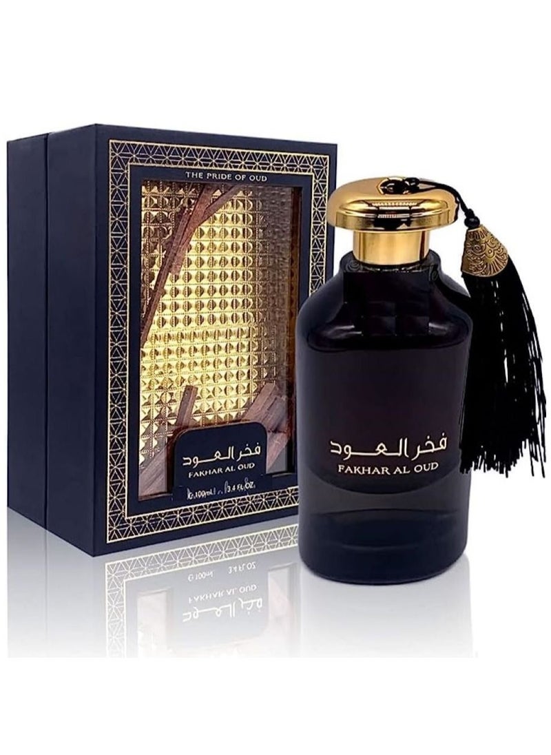 أرض الزعفران عطر فخر العود او دي بارفان بخاخ من ارض الزعفران مع عصي خشب الاجار - عطور توكل  - Image 1