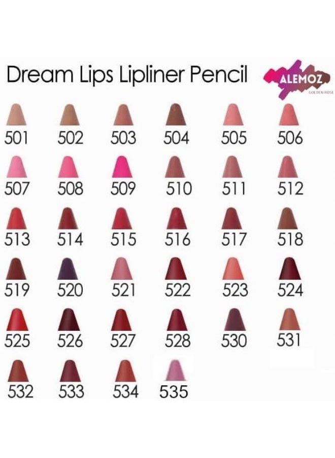 Golden Rose Lip Liner No.519 - Image 3