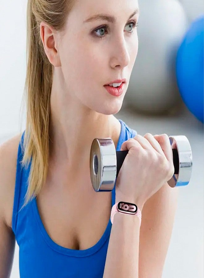 LeyuBand Nylon Braided Magnetic Bands Compatible with Xiaomi Smart Band 10/9/8 Nylon Sport Band for Women Men - Image 2