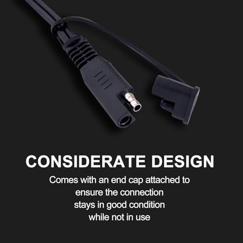 TOPDC 22" 10A Fused Ring Terminal 6 PCS Harness Quick Connect Extention Cord for Battery Charger/Maintainer - Image 4