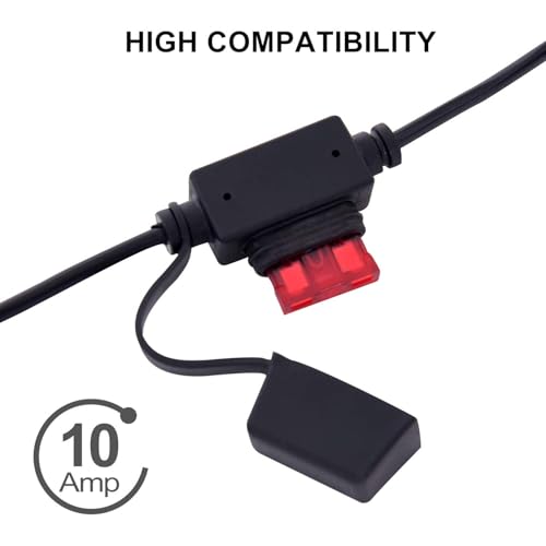 TOPDC 22" 10A Fused Ring Terminal 6 PCS Harness Quick Connect Extention Cord for Battery Charger/Maintainer - Image 5