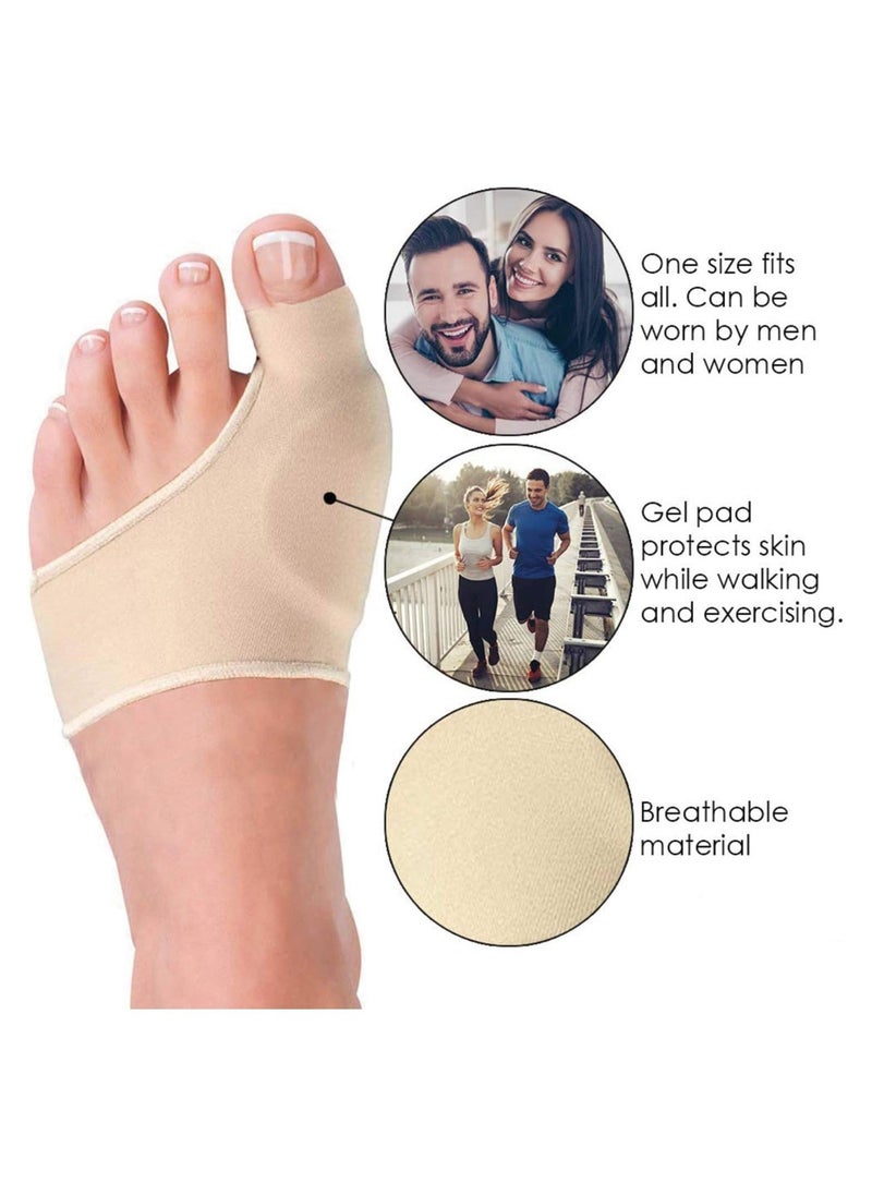 Generic Bunion Corrector for Women and Men Bunion Pads Relief Orthopedic Sock Cushion Sleeve Splint Gel Protector Support Brace Non Slip Grip 2 Pcs  - Image 4