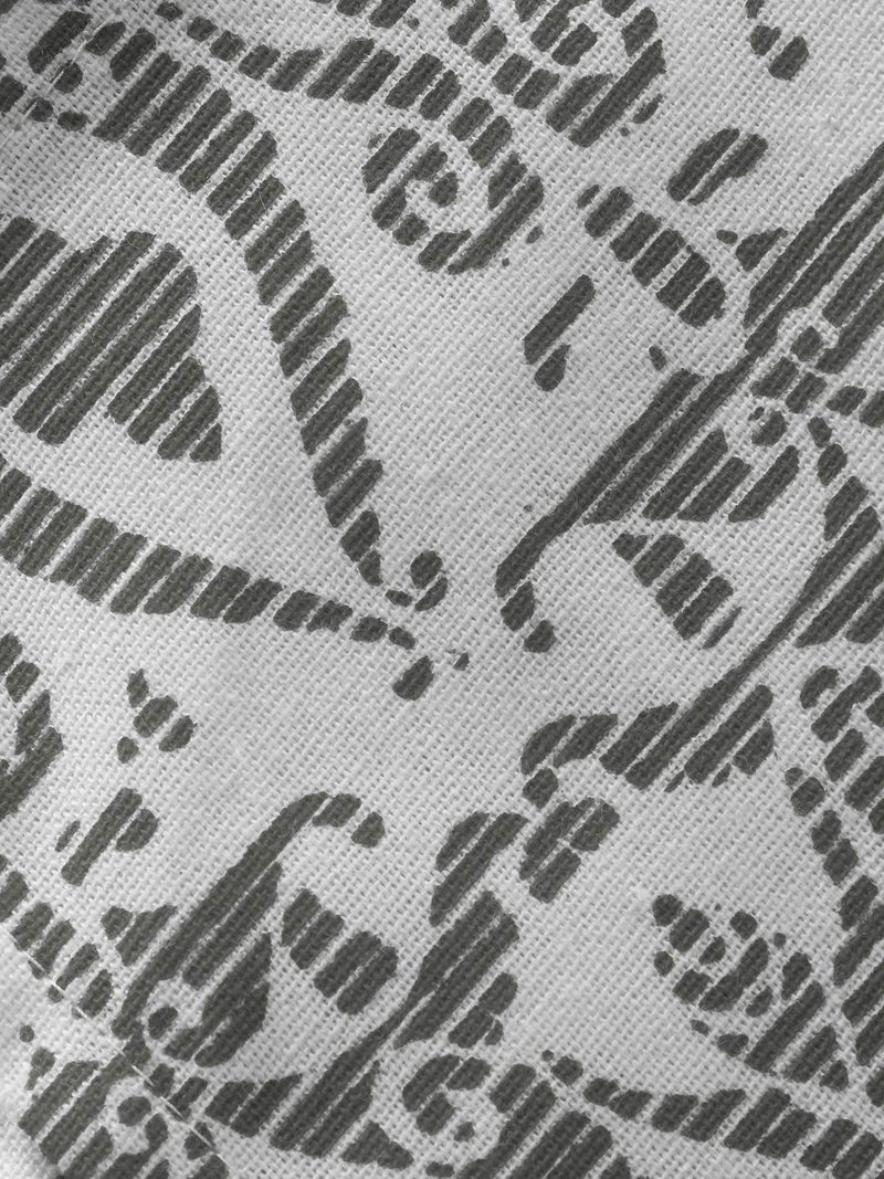 Dekor World Cotton Grey Abstract Printed Place Mat with Napkin Set (Pack of 18) for Dinning Table - Image 2