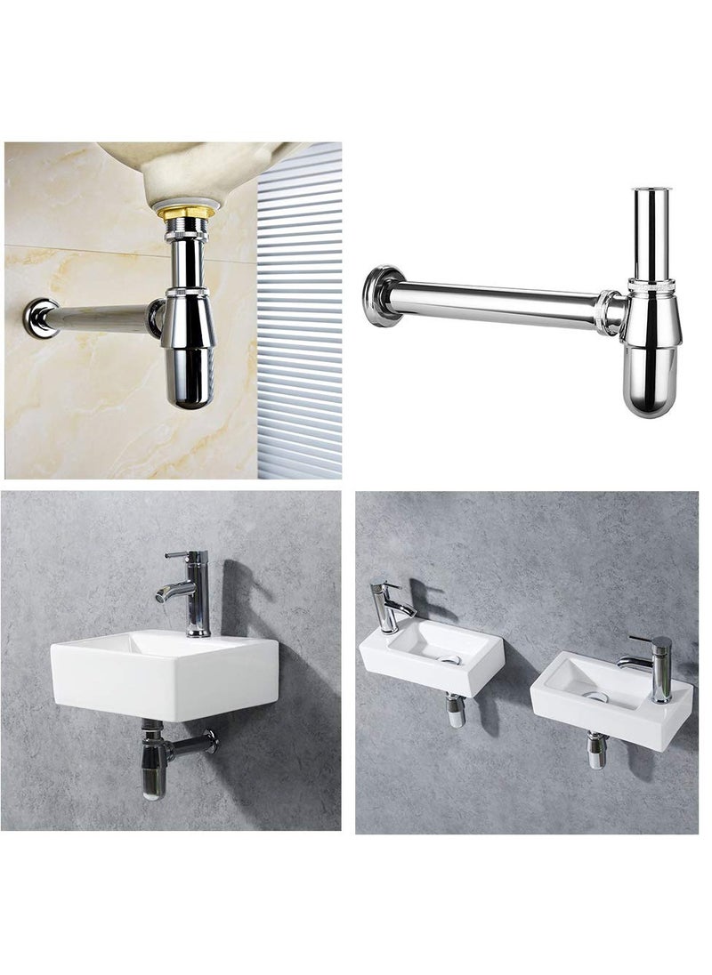 Excefore - Universal Sink Drain Kit - Unslotted Click Clack Basin Waste Pop Up Waste, Expandable, Flexible, and Versatile for Kitchen and Bathroom Sinks(Without Overflow) - Image 1