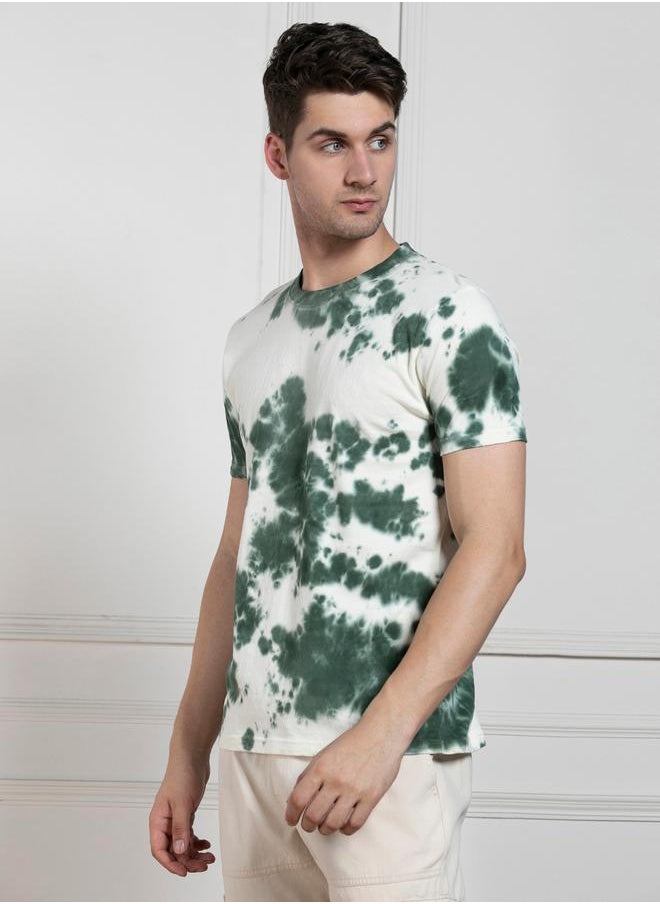Dennis Lingo Regular Fit Tie and Dye T-Shirt by Styli  - Image 3