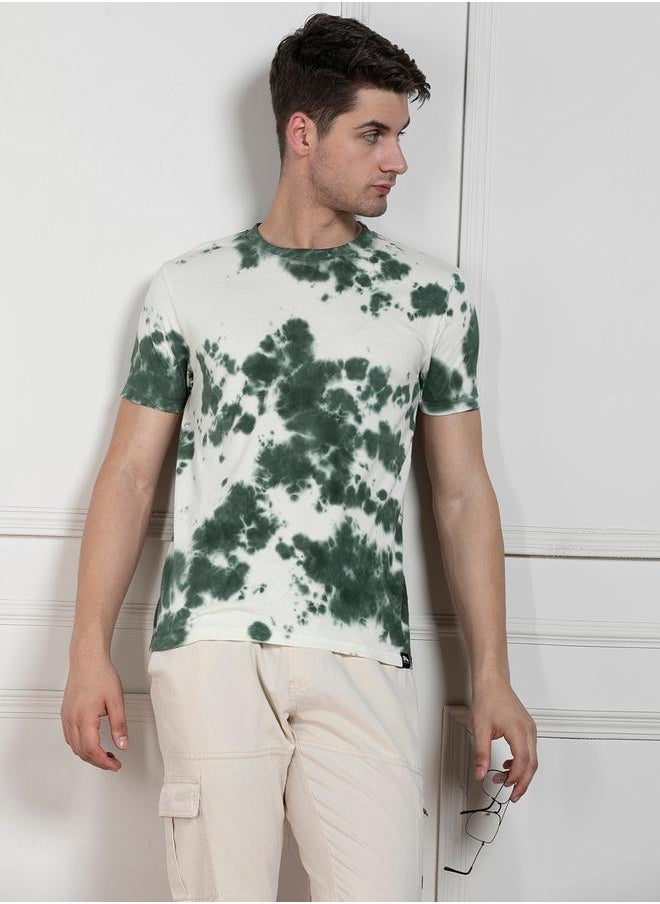 Dennis Lingo Regular Fit Tie and Dye T-Shirt by Styli  - Image 1