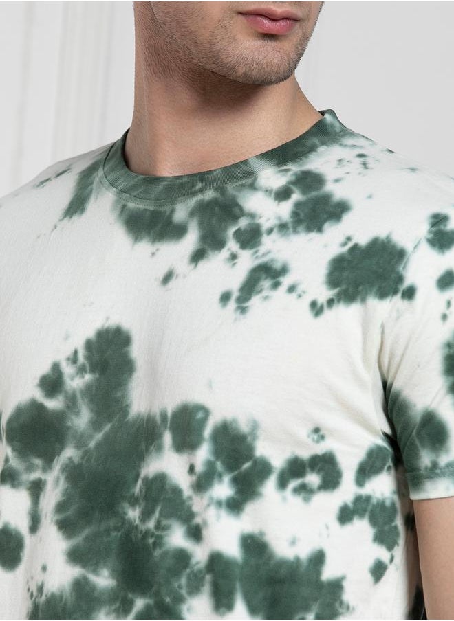 Dennis Lingo Regular Fit Tie and Dye T-Shirt by Styli  - Image 5