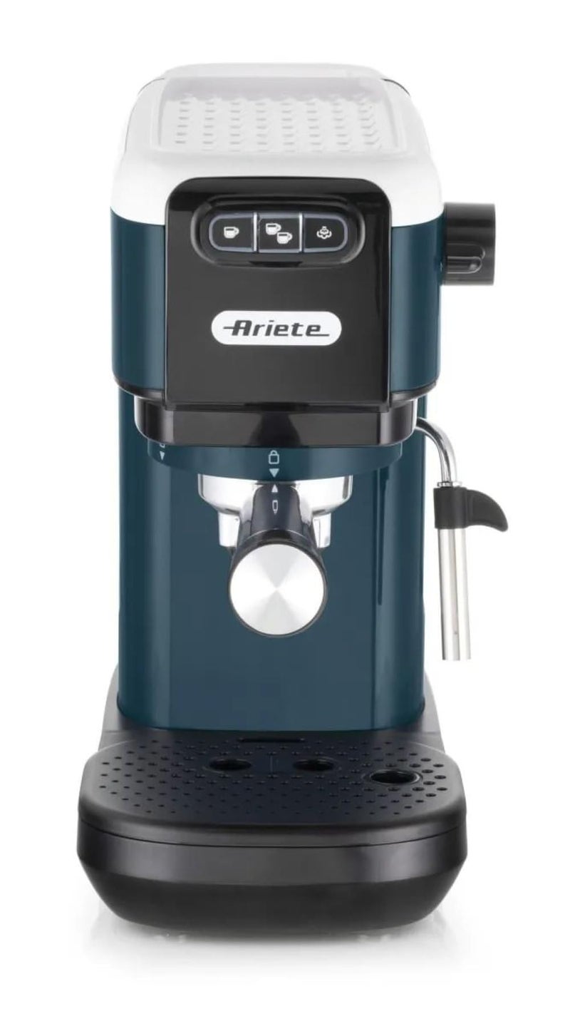 Ariete 1399 Espresso Coffee Machine by Delonghi| Espresso, Cappuccino, Latte & More Recipe Options| Coffee Maker Machine for Home | 15 Bar Pressure, 1300 W| Espresso machines| 2-Years warranty (White) - Image 1