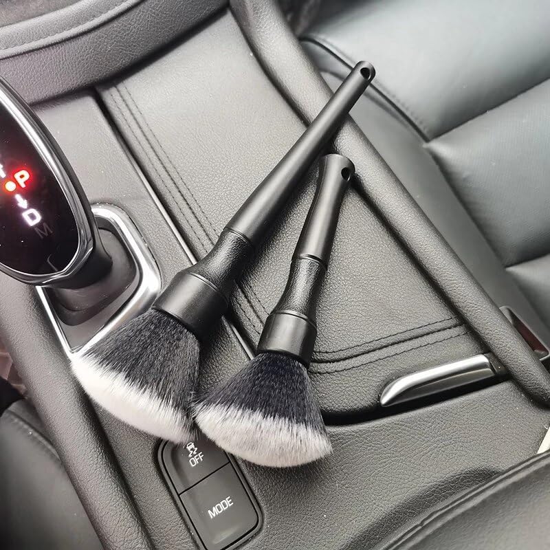 VOLTT  4 Pcs Car Cleaning Brush Set, Car Cleaning Brush for Cleaning Wheels, Car Interiors, Air Vents, Dashboards - Image 2