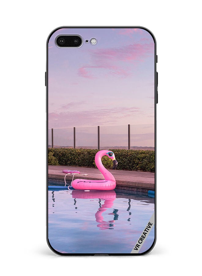 VR CREATIVE Protective Case Cover For Apple iPhone 7 Plus/8 Plus Flamingo Tube Design Multicolour - Image 1