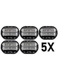 5x Classic Omnishaver  Black  The Fastest Way to Shave Head Legs Arms BodyAn Alternative to Disposable Shaving Razors Self Cleans  Strops During Use with Durable BladeBald Head Shaver for Men