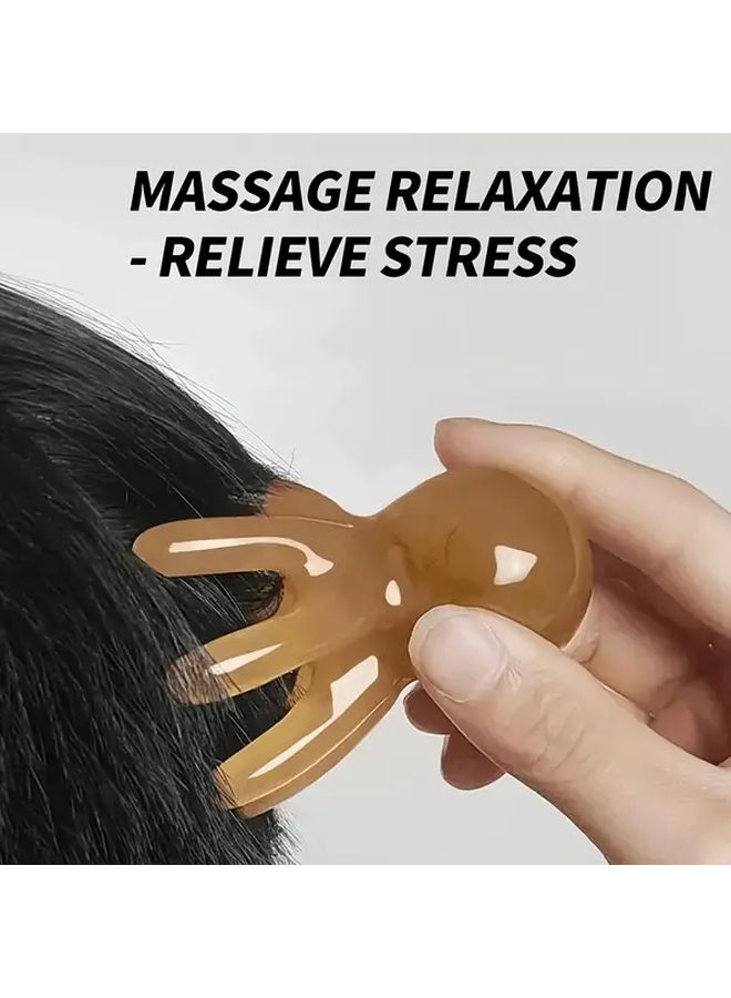 5 Pcs Octopus Massage Comb For Scalp Neck Back Muscle Relaxation Improved Circulation - Image 5