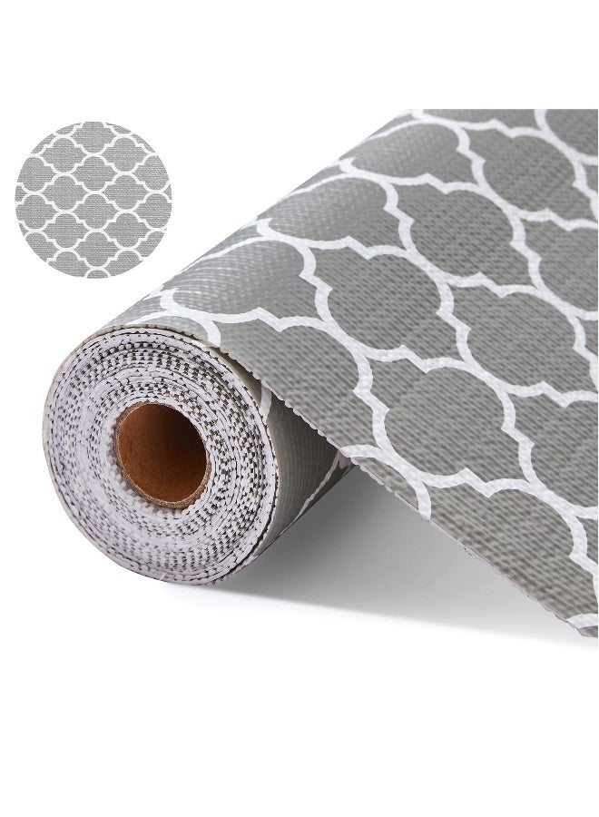 PVC Cabinet Mats Refrigerator Anti Slip Mats Waterproof And Oil Proof Mats Kitchen Drawer Storage Mats Dust Proof Mats Shelf Liners For Kitchen Cabinets Non Adhesive Cabinet Liner Non Slip Contact P - Image 1