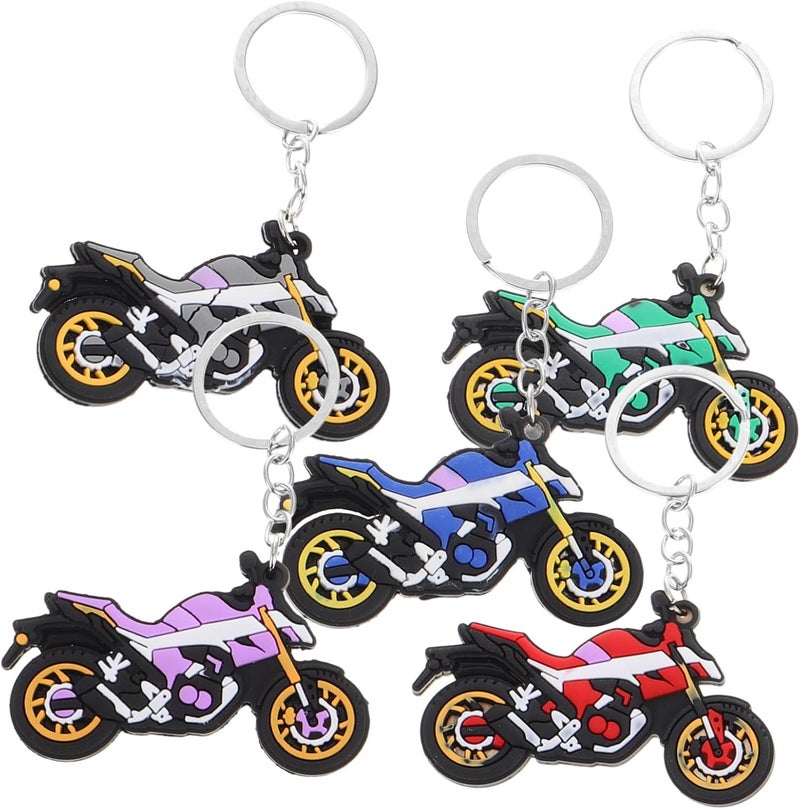 PRETYZOOM Motorcycle Keychain for Men 3d Shape Keyring Car Keyring Back Pack Pendant Keychain Accessories - Image 1