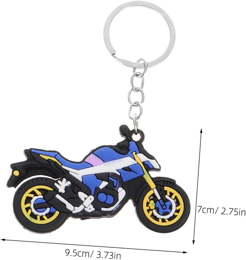 PRETYZOOM Motorcycle Keychain for Men 3d Shape Keyring Car Keyring Back Pack Pendant Keychain Accessories - Image 2