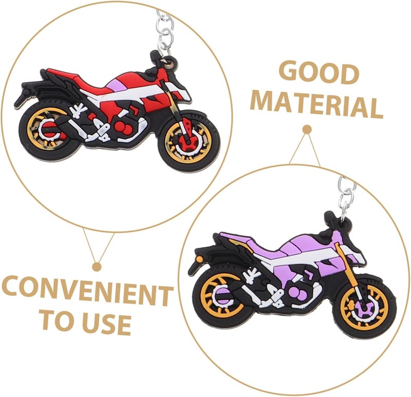 PRETYZOOM Motorcycle Keychain for Men 3d Shape Keyring Car Keyring Back Pack Pendant Keychain Accessories - Image 3