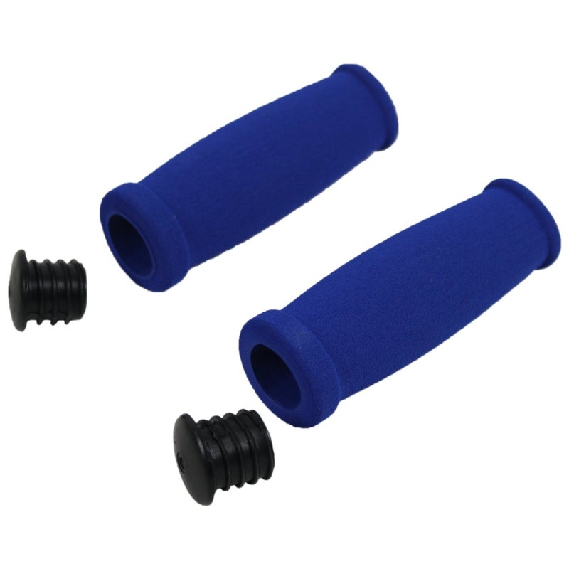 Kick Push New Replacement Handle Grips for Razor Scooter - Foam Grip for Handlebar (Blue) - Image 3