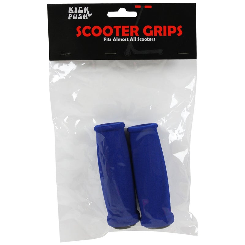 Kick Push New Replacement Handle Grips for Razor Scooter - Foam Grip for Handlebar (Blue) - Image 2