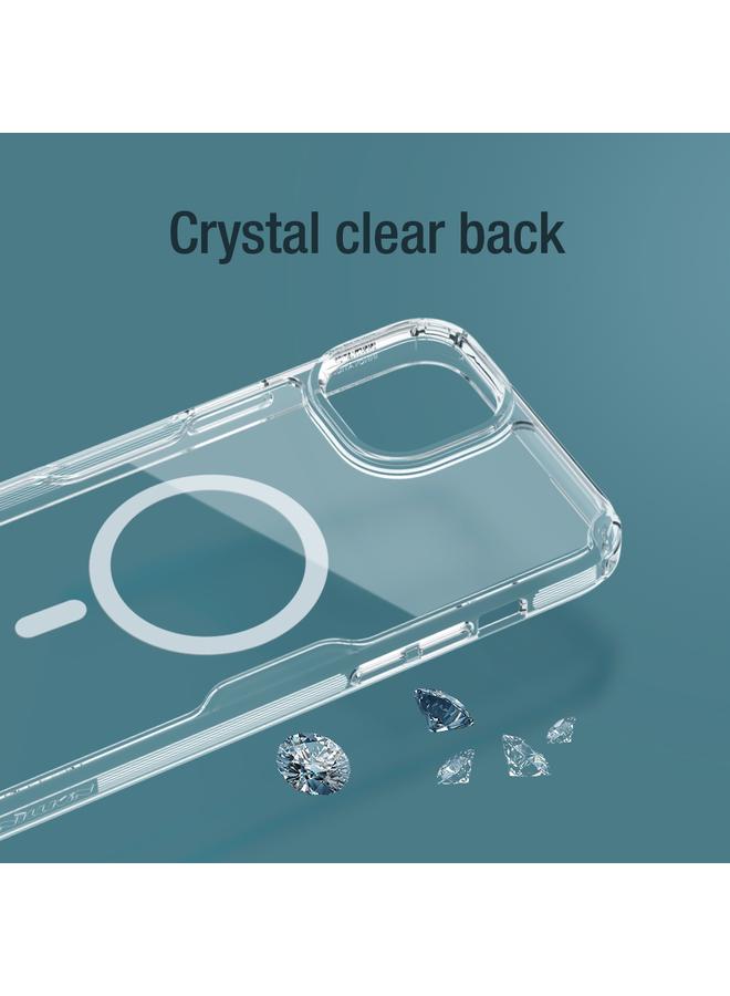 Nillkin Case For iPhone 15 Ultra Clear Magsafe PC + TPU Phone Case - Image 5