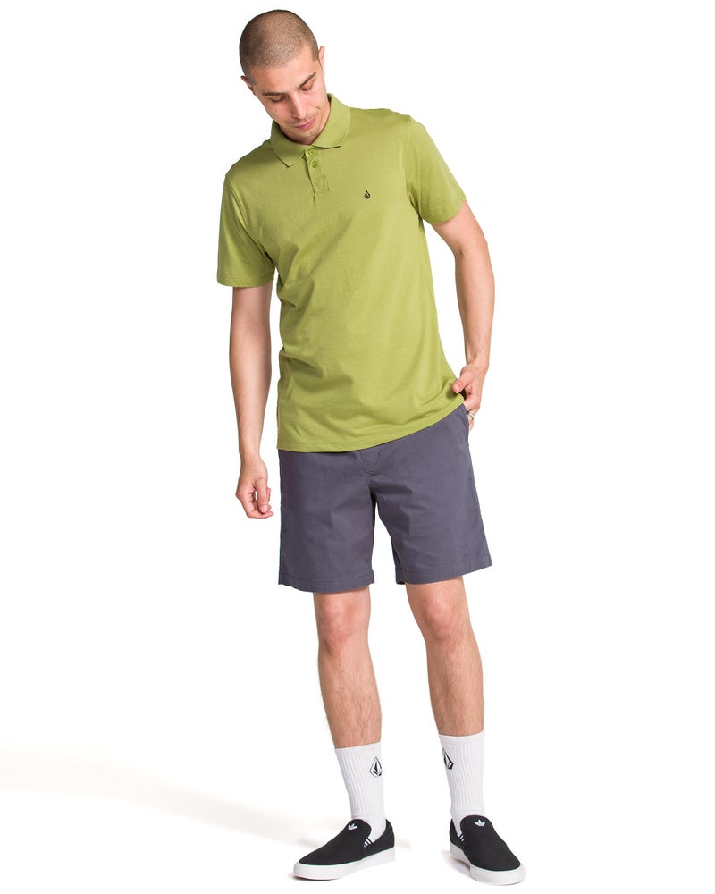 Volcom Men's Road Trip Elastic Waist 19" Relaxed Fit Short, Dark Slate, Large - Image 4