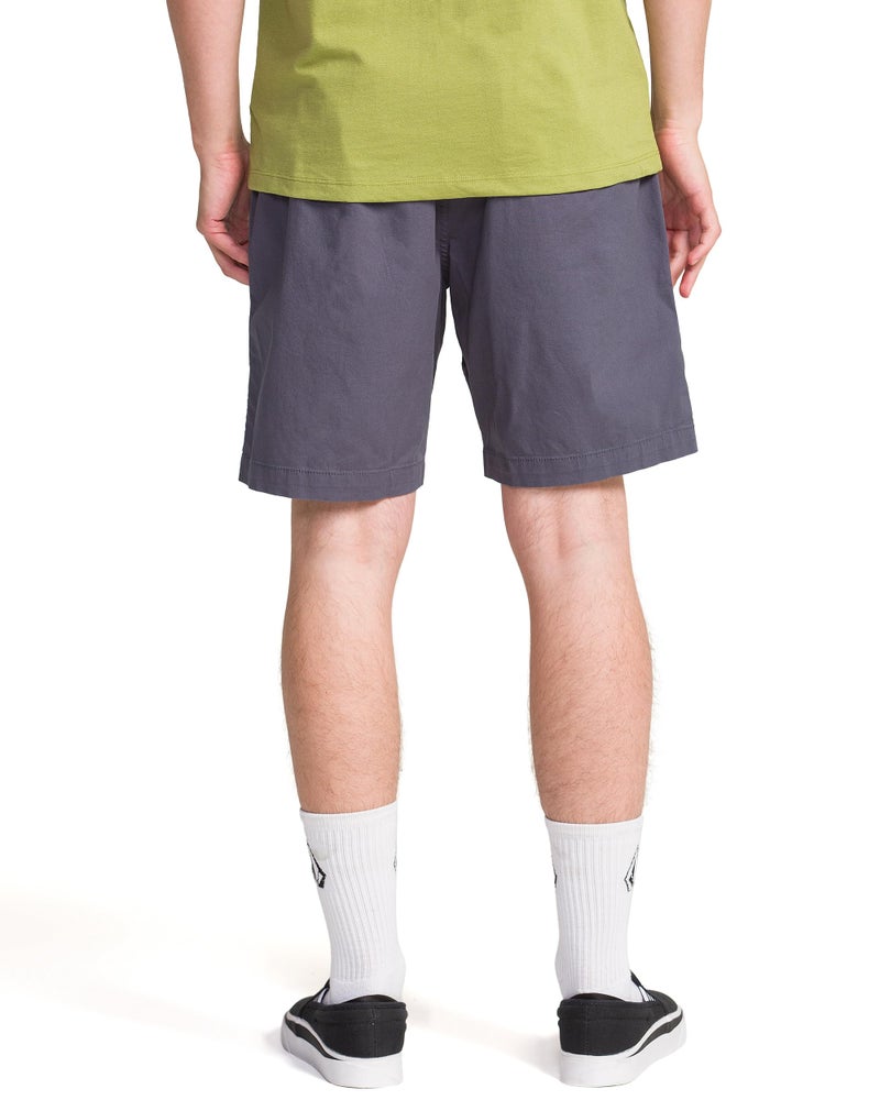 Volcom Men's Road Trip Elastic Waist 19" Relaxed Fit Short, Dark Slate, Large - Image 3