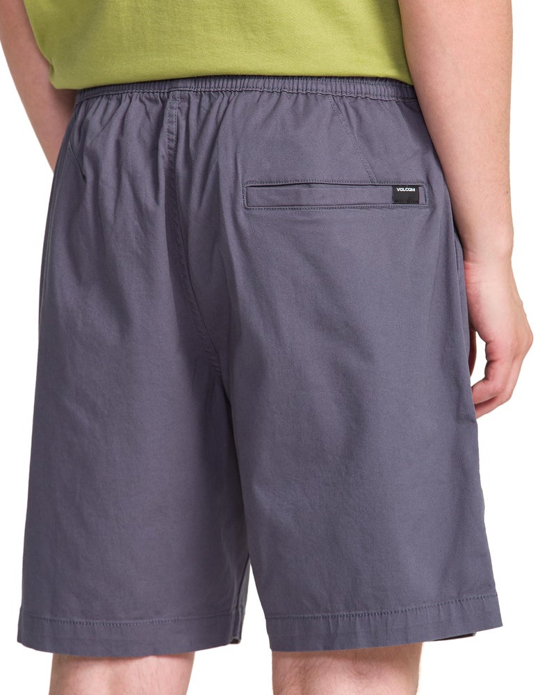 Volcom Men's Road Trip Elastic Waist 19" Relaxed Fit Short, Dark Slate, Large - Image 5