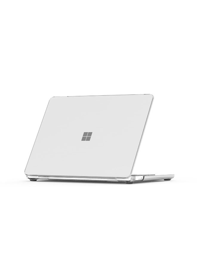 غطاء الحماية من القشرة الصلبة لـ Microsoft Surface Laptop 13 بوصة 2025 الإصدار (الموديل: 2095) Copilot + PC Snapdragon X Plus 13 بوصة غطاء الحماية من القشرة الصلبة للكمبيوتر المحمول (ماتي أبيض) - Image 1