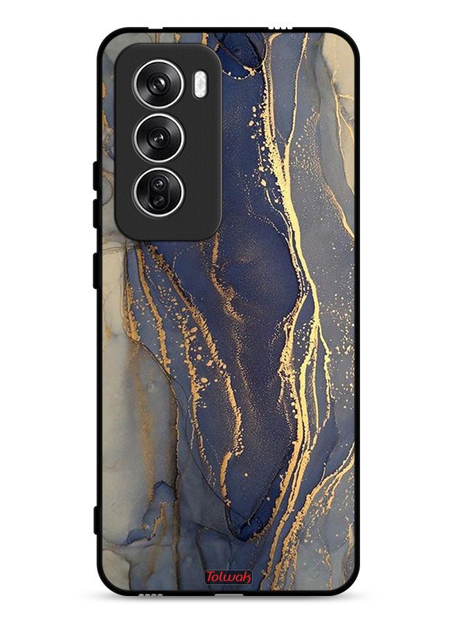Tolwak Oppo Reno12 5G Protective Case Cover Gliter Marble Pattern  - Image 1