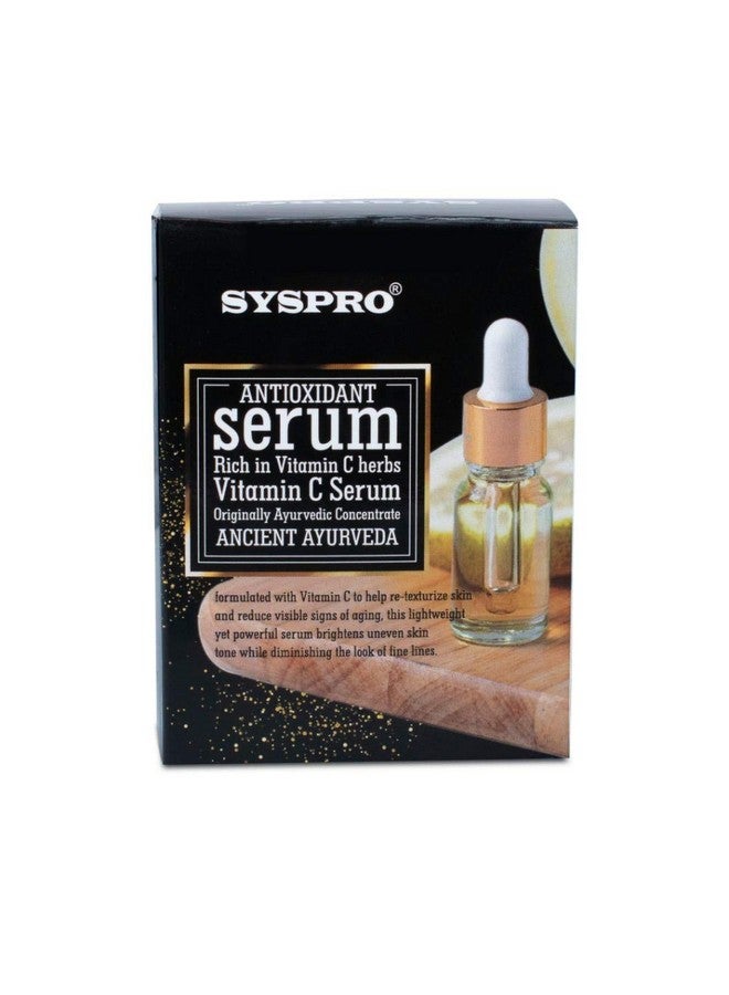 SYSPRO Vitamin C Serum for Brightening, Anti-Aging Skin Repair, Dark Circle, Fine Line & Sun Damage Corrector