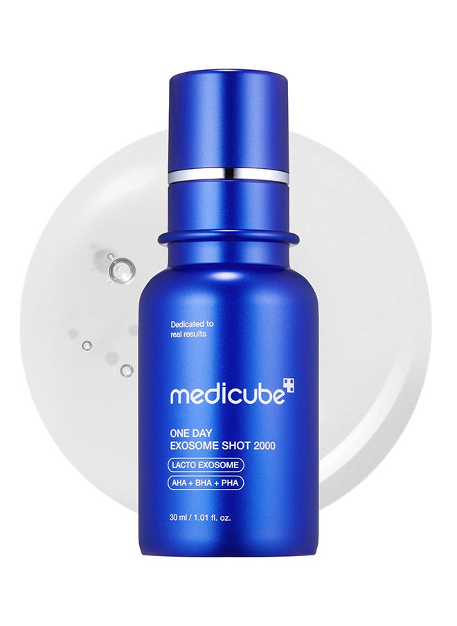 Medicube Zero Exosome Shot 2,000 Ppm Spicule Facial Serum | Liquid Skin Booster Serum | Exosome, Aha+Bha+Pha | Pore Care, Dead Skin Cells, Skin Texture | Korean Skin Care 1.01 Fl.Oz  - Image 1
