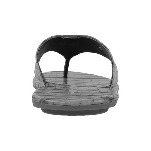 Mochi Men Grey Synthetic Reptile Print Casual Slippers UK/8 EU/42 (16-999) - Image 5