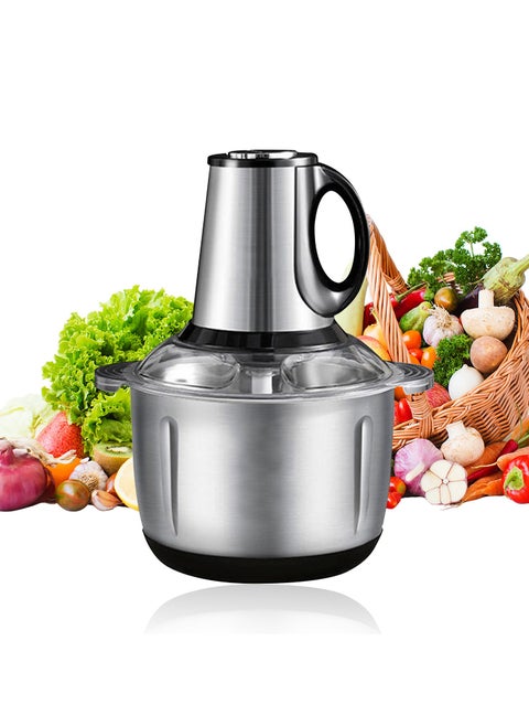 Electric Chopper 5 L 500W Meat Grinder Mincer 3 Speeds Food Processor Multipurpose Food Chopper