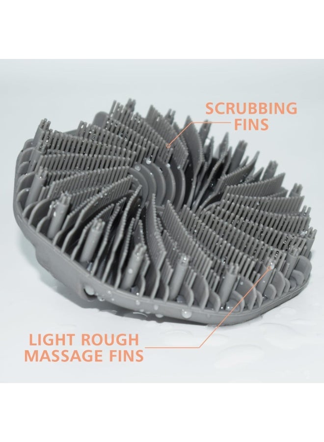 FengSVMA Silicone Body Scrubber,Exfoliating Bath Shower Brush Scrubbers Exfoliator for Sensitive Skin,Effective Showering Exfoliation and Gentle Massage - Image 3
