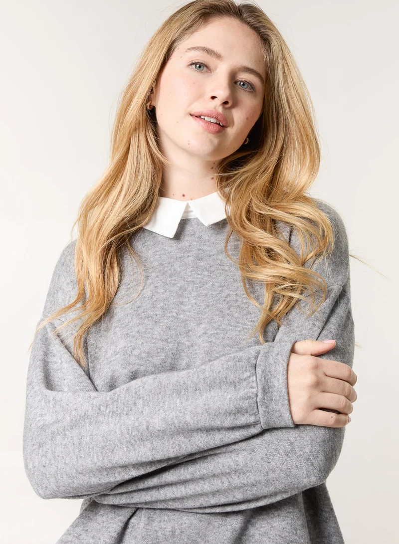 Blue Vanilla 2in1 Cut &amp; Sew Sweater