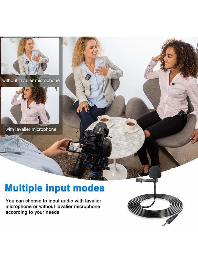 Saramonic Portable 2.4GHz Wireless Microphone System, Blink500 Ultracompact Dual-Channel Wireless Mic for Smartphone DSLR Camera Tablets Mirrorless for YouTube Facebook Live Vlogging Video Recording  - Image 2