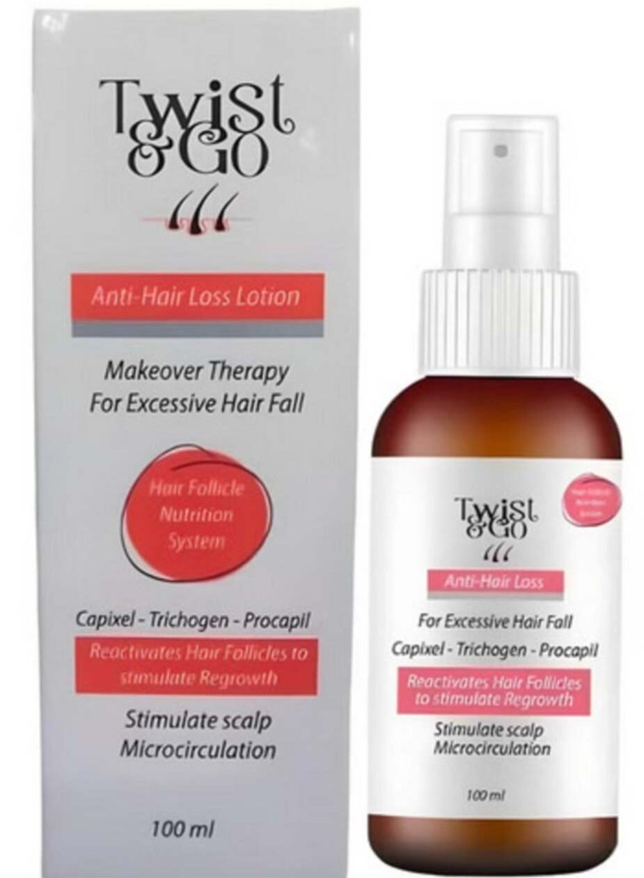 ANTI HAIR LOSS LOTION - MAKEOVER THERAPY FOR EXCESSIVE HAIR FALL - STIMULATE SCALP MICRICIRCULATION - 100ML