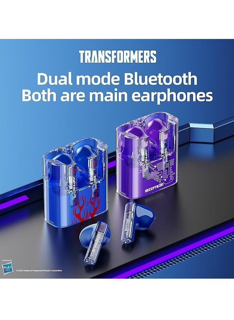 TRANSFORMERS TF-T08 Bluetooth Earbuds, Blue