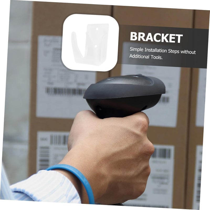 Luxshiny Barcode Scanner Holder for Wall Mount Scanning Holder Reader Rack Bracket Desk Accessories Easy Install - Image 3