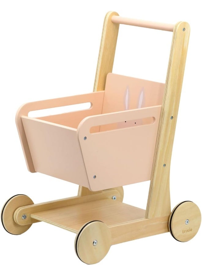 Trixie Wooden Shopping Trolley - Woman Rabbit - Image 2