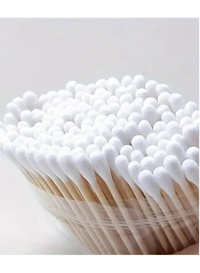 يوكانبي 400 براعم عالية الجودة ذات نهاية مزدوجة لتنظيف الأذنين والأنف بكفاءة ، وكذلك لتطبيق لون مزيج المكياج - Image 3