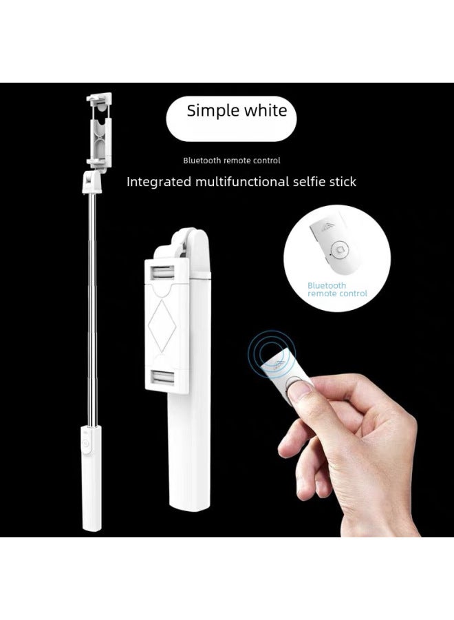 Loquat Direct K10 Bluetooth Selfie Stick Tripod Mobile Phone Universal Live Remote Control Camera K07 Mobile Phone Selfie Stick-Color:K07 White - Image 3