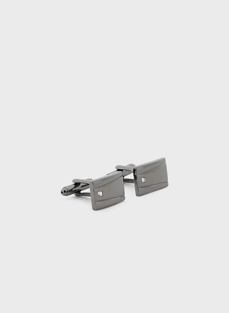Robert Wood Cufflinks And Tie Pin Set In Gift Box